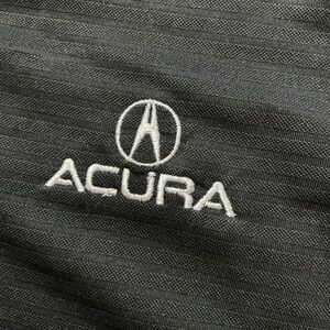 Acura Motors Black Stripe Performance Racing Golf Embroidered Logo Polo Shirt